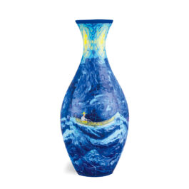 Unique 3D Puzzle Vase with Built-in Water Holder